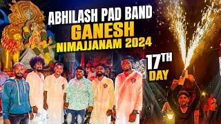 Abhilash Pad band Ganesh Nimajjanam 2024 | Ganesh Nimajjanam tennmaar dance 2024