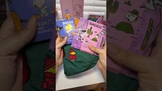 Baggu Haul! Got The Snoopy Collab! #snoopy #baggu #unboxing