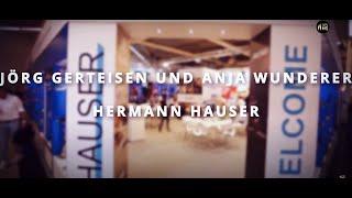 Jörg Gerteisen und Anja Wunderer (beide Hermann Hauser GmbH) im aktuellen snTV-Nach-Messe-Talk