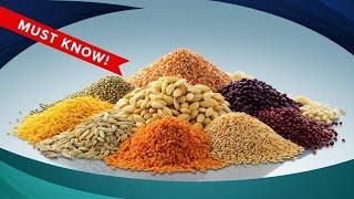 Vocabulary, Names of grain, cereals and pulses.