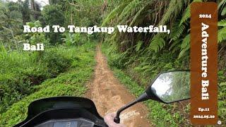 Ep11. From Ubud to Tangkup Waterfall, Bali. Scooter drive POV