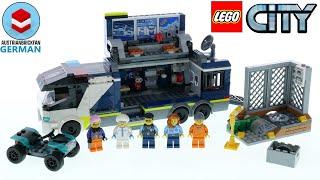 LEGO City 60418 Polizeitruck mit Labor – LEGO Speed Build