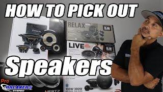 How to pick out the best car stereo system: Speaker Episode