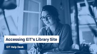 How To Access EIT’s Library Site