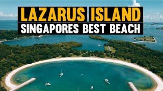 BEST BEACH IN SINGAPORE (Lazarus Island) 