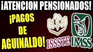 ¡PENSIONADOS esta es la FECHA DE PAGO del AGUINALDO 2024 de la pension IMSS E ISSSTE!