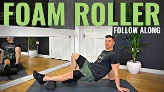 15 MIN FULL BODY FOAM ROLLER ROUTINE | Follow Along