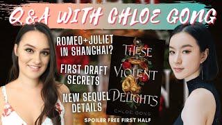 Q & A with These Violent Delights Author Chloe Gong | thatfictionlife