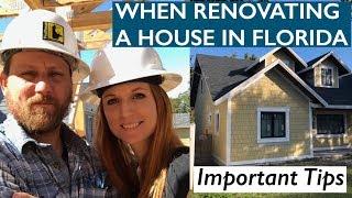 Things You Need to Know When Renovating Your House in Florida