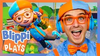 Blippi Plays 'Find the Blippis' on Roblox! | Blippi Plays Roblox! | Educational Gaming Videos