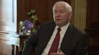 Robert Gates interview with David Frost Pt 1