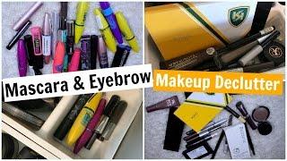 Mascaras & Eyebrow Products - Makeup Declutter & Organisation Series