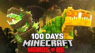 I Tried to Survive 100 Days in Alex's Caves in Minecraft Hardcore...