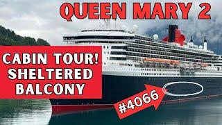 Cabin Tour: Cunard's Queen Mary 2: Cabin 4066, Sheltered Balcony