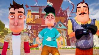 ШОУ ПРИВЕТ СОСЕД!ВОРУЕМ ВСЕ ВЕЩИ У СОСЕДА В 3 АКТЕ!ИГРА HELLO NEIGHBOR ПРОХОЖДЕНИЕ,КОНЦОВКА,СЮЖЕТ!