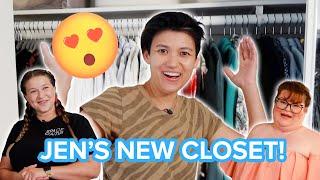 Jen's NEW Closet Is Professionally Organized | Kitchen & Jorn