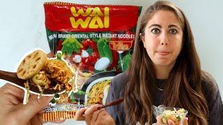 Trying Wai Wai Noodles | Wai Wai Chaat, Indian Singju