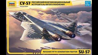 Zvezda 7319 Su-57 1/72 scale review