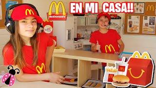 CONVIERTO MI CASA EN UN MCDONALDS  Vienen mis amigos a comer 