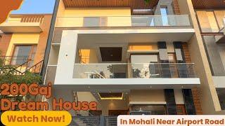 Tuhada Supnean️ Vala 200Gajj da Ultra Modern House Near Airport Road