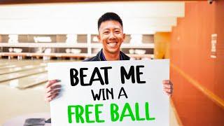 Beat Me At Bowling, Win A FREE Bowling Ball!