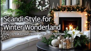 How To Make Your Home Cozy For Christmas : Scandinavian Style for Winter Wonderland