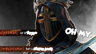 Shaolin Man A Little Salty What Happened To Him | For Honor