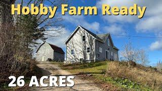 Nova Scotia Homestead for Sale with 26 Acres and Barn