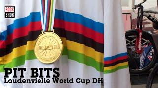 Bike Overhauls & Rain Prep - Loudenvielle World Cup Downhill PIT BITS