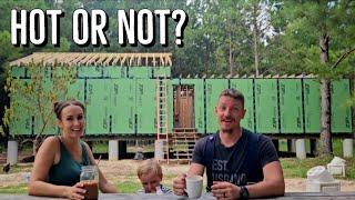 Our Plan Is Working! | One Man Roof Build: Blocking and Gable Walls | DIY Off Grid House Build