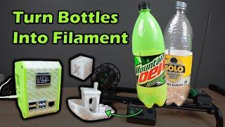 I Turned PET Bottles Into A 3D Printed Pi Case - DIY Bottle Recycler