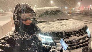 NYC LIVE 2022 Snow Storm Nor’Easter, Queens Fire, 2 Crime Scenes