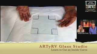 ONE TRICK for Cutting an INSIDE CORNER in Stained Glass