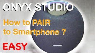 How to PAIR the ONYX STUDIO 6 wireless Bluetooth speaker to a smartphone (Android & iPhone)