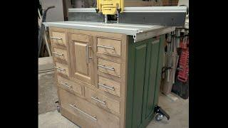 Ultimate Router Table Cabinet build - Part 2 of 2