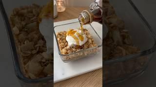 Apple Pie Oatmeal  #oatmeal #apple #pie #healthy #yummy #recipe