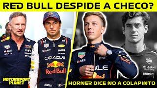 ULTIMA HORA RED BULL ECHA a CHECO PEREZ?  FUERA en 2025 LAWSON su REEMPLAZO COLAPINTO se ALEJA