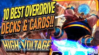 Top 10 High Voltage Overdrive Decks & Cards! These are PROVEN! Marvel Snap