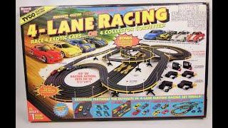 Tyco 4 Lane H O Slot Car Racing