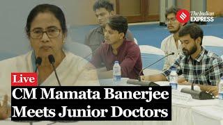 Doctors Meet Mamata: CM Mamata Banerjee Meets Junior Doctors at State Secretariat I RG Kar Case