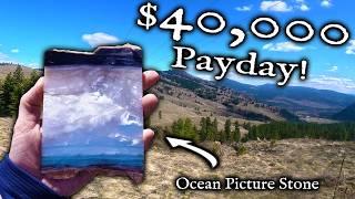 HUGE PAYDAY! - At the Ocean Picture Stone Quarry!