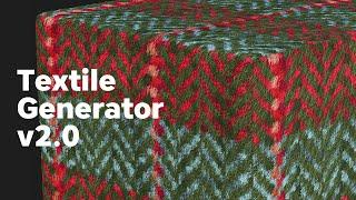 Outgang Textile Generator 2.0 -- Reinventing CG Textiles