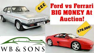 Ford and Ferrari Sell For BIG Money! WB & Sons January 2023 Classic Car Auction Results