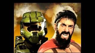 Master Chief vs Leonidas. Epic Rap Battles of History Season 2. Speed up