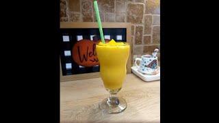 میلک شیک انبه ، فوق العاده دلچسب وخوشمزه با آشپزخانه فریبا Mango Milkshake