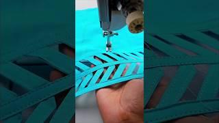 Sewing Tips And Tricks For Trouser or Sleeves Design With Strips | Trouser Design Love #Shorts