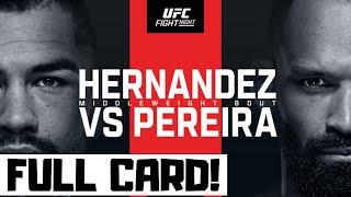 UFC Fight Night Hernandez vs Pereira Predictions & Full Card Breakdown - UFC Vegas 99 Betting Tips