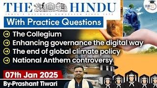 The Hindu Analysis | 7th January 2025 | The Hindu NewsPaper Today With Practice Questions