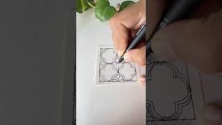 Zentangle pattern my way | doodle pattern