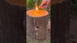 Making a Wooden Rocket Stove #rocketstove #offgrid #bushcraft #fire #ryobination #ryobi